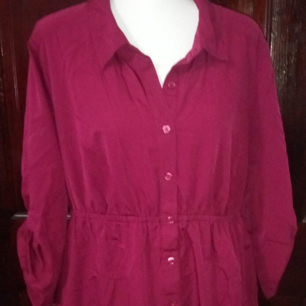 Oh Baby by Motherhood button down blouse - sz XL